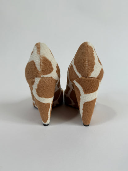 Vintage Sergio Rossi Giraffe Wedges