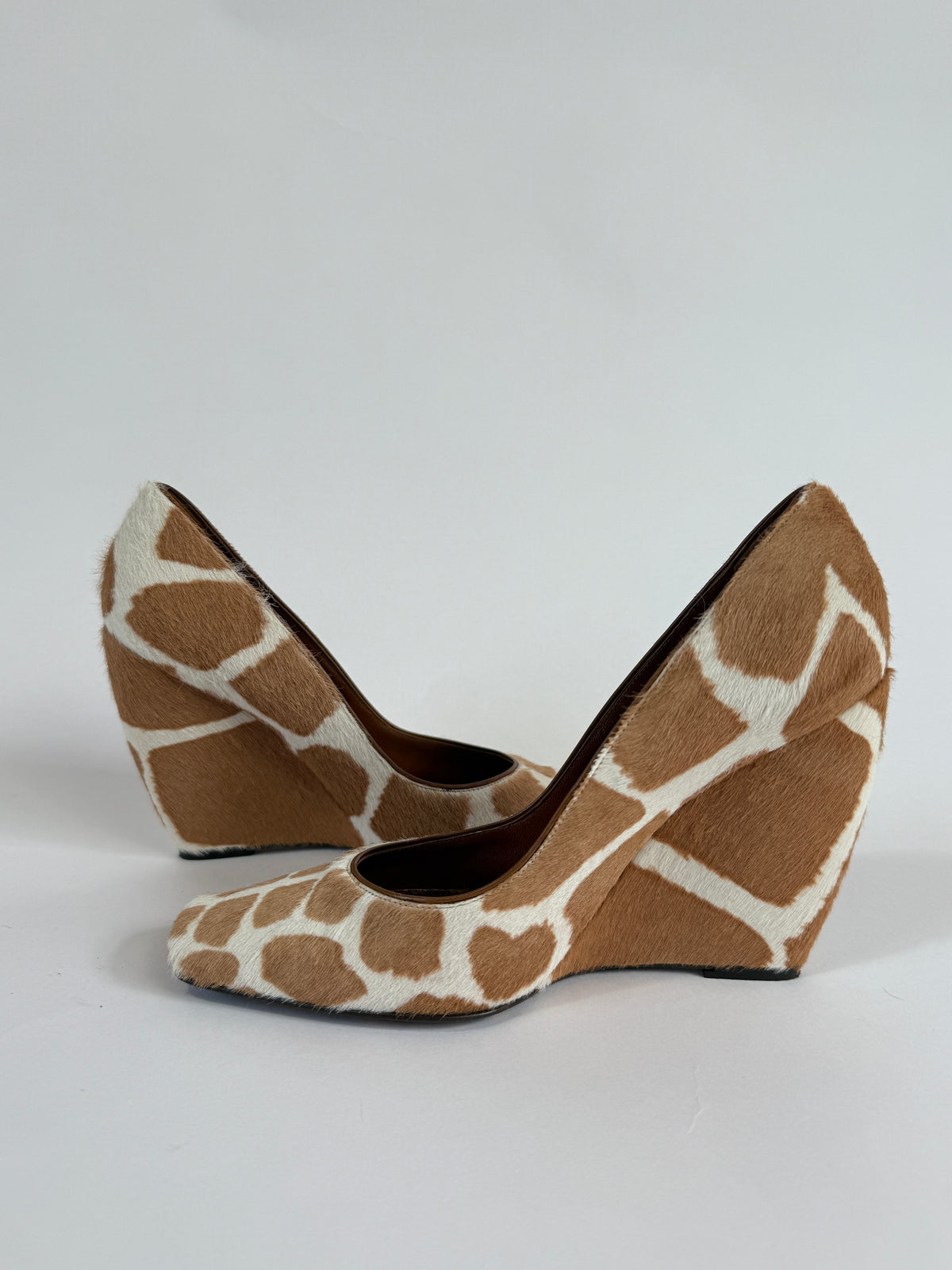 Vintage Sergio Rossi Giraffe Wedges