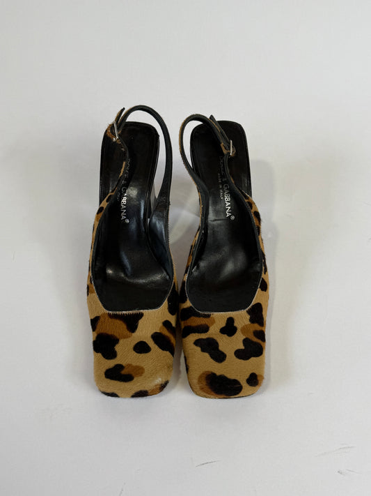 Vintage Dolce & Gabbana Leopard Heels
