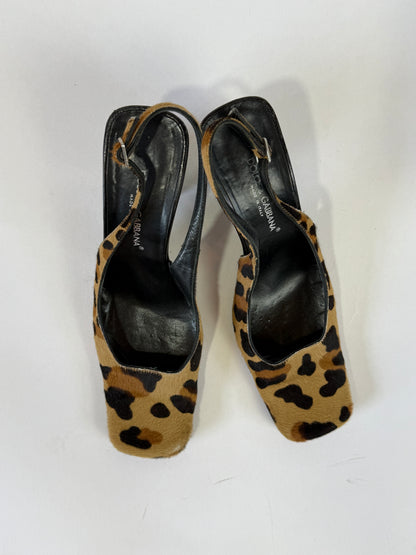 Vintage Dolce & Gabbana Leopard Heels