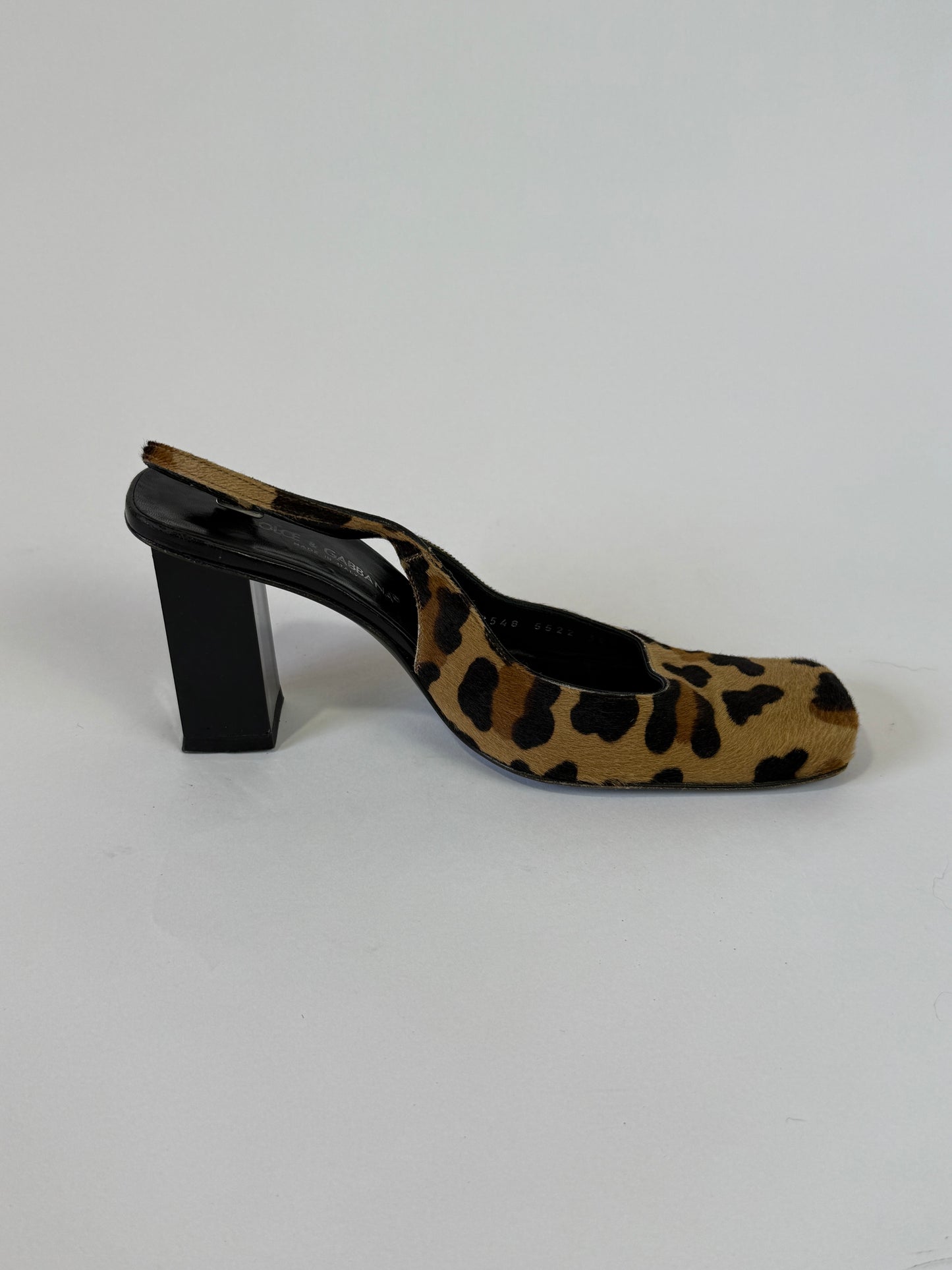 Vintage Dolce & Gabbana Leopard Heels