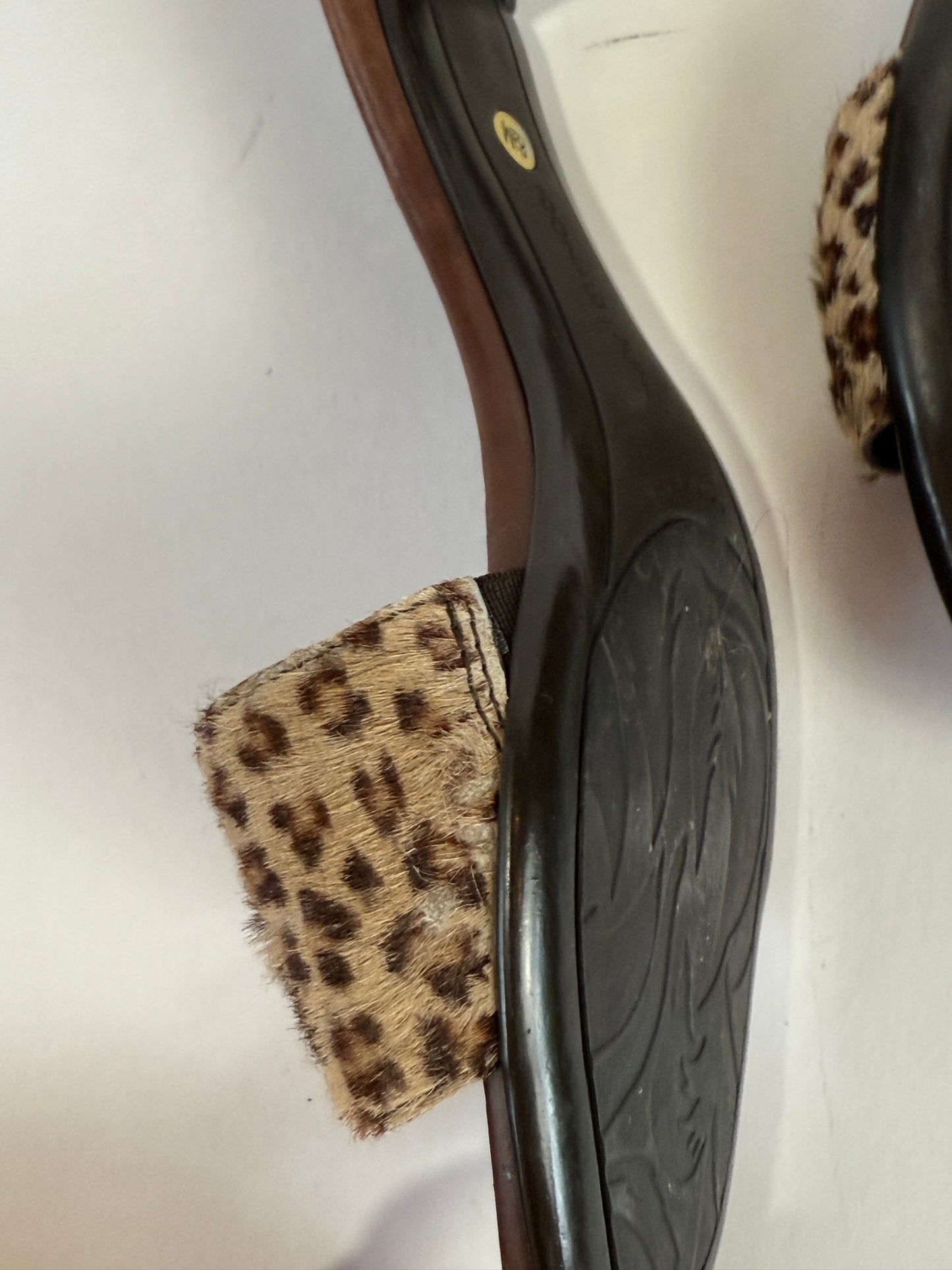 Vintage Cheetah Donald Pliner Sandals
