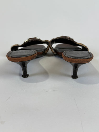 Vintage Cheetah Donald Pliner Sandals