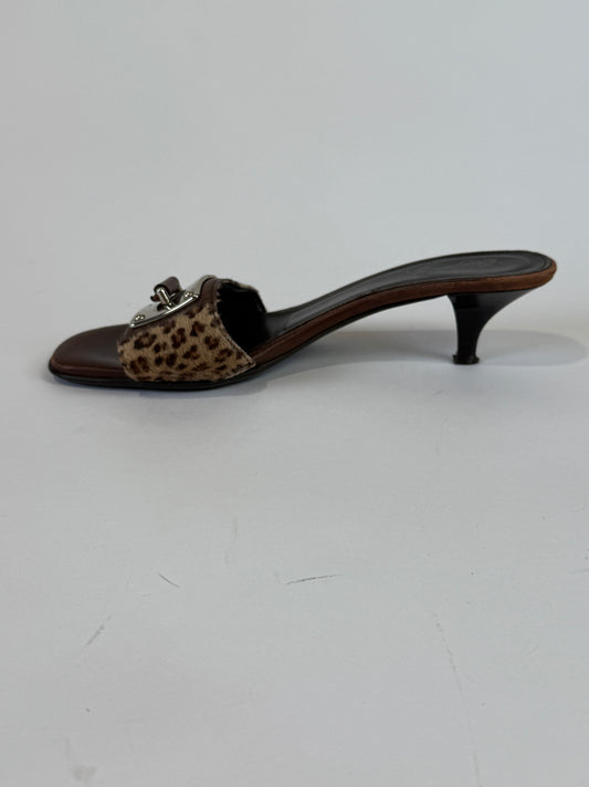 Vintage Cheetah Donald Pliner Sandals