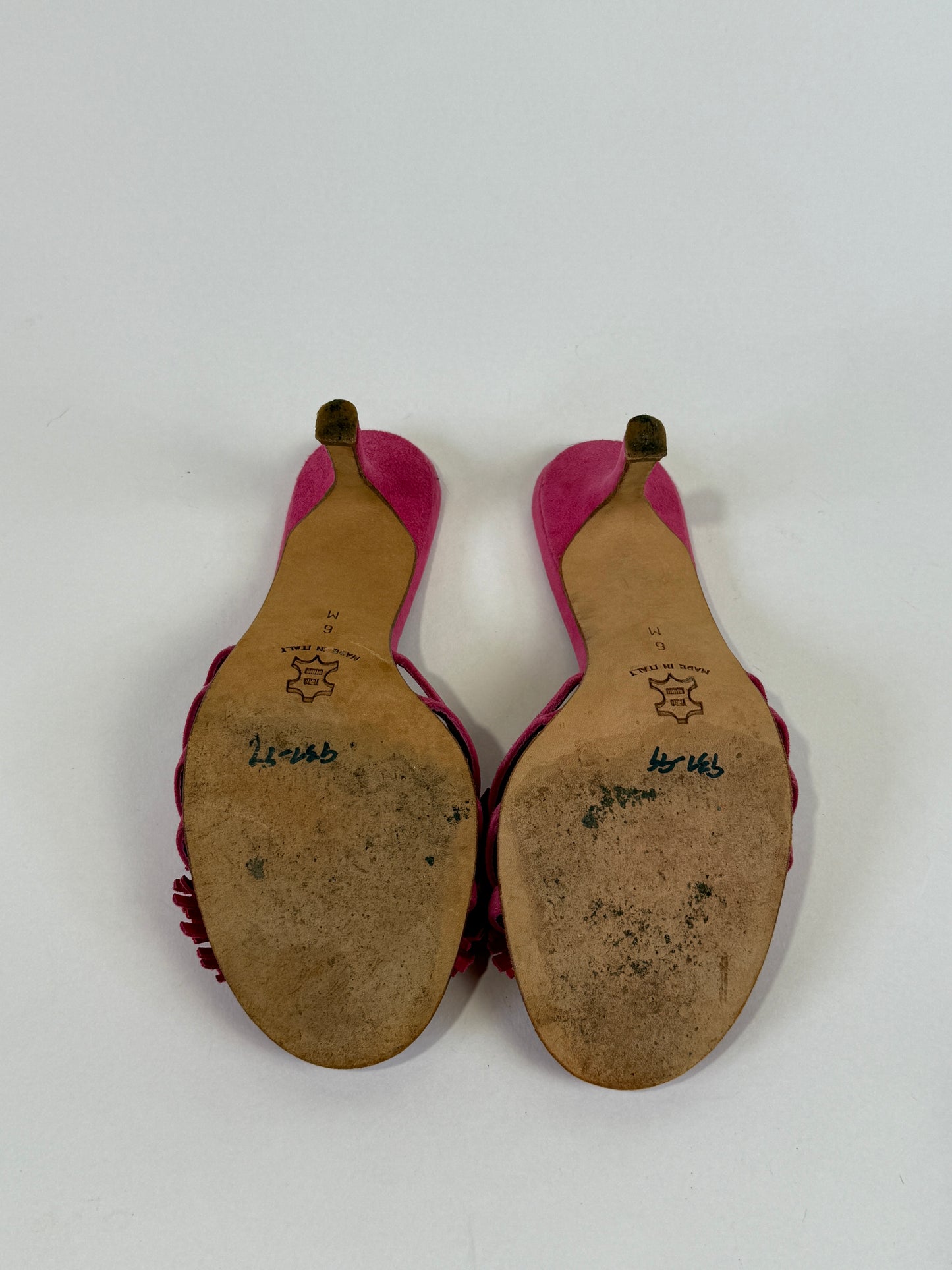 Vintage Pink Isaac Button Heels