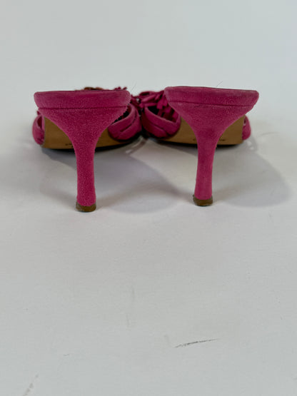 Vintage Pink Isaac Button Heels