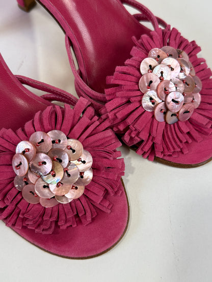 Vintage Pink Isaac Button Heels