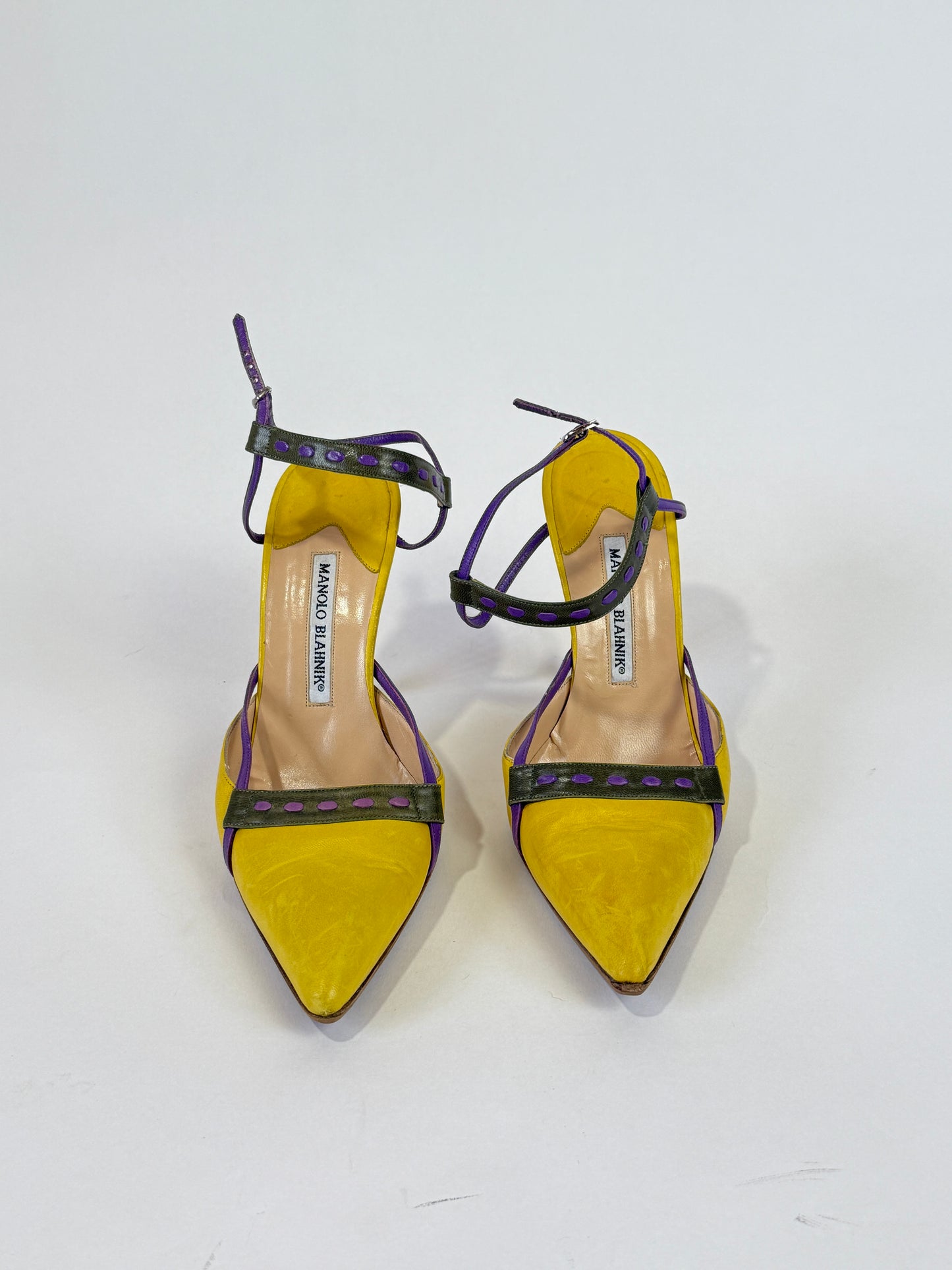 Vintage Yellow Manolo Heels