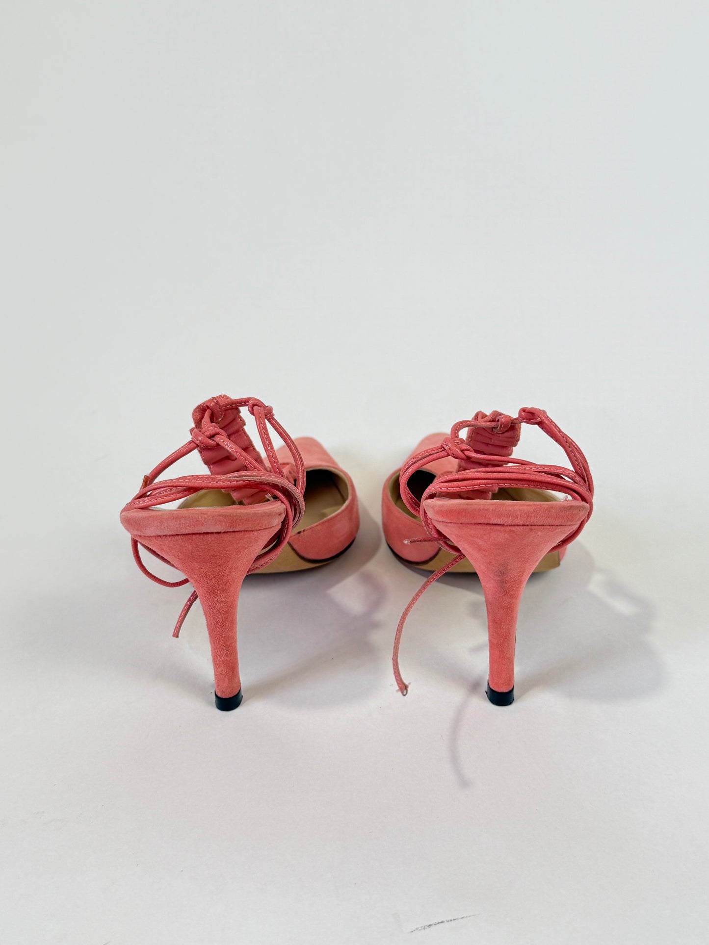 Vintage Manolo Blahnik Ruffle Heel