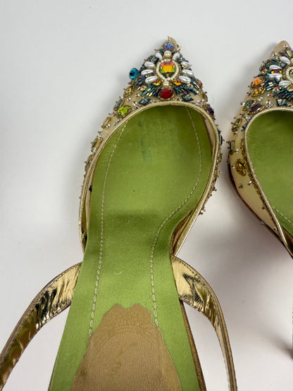 Rene Caovilla Beaded Heels