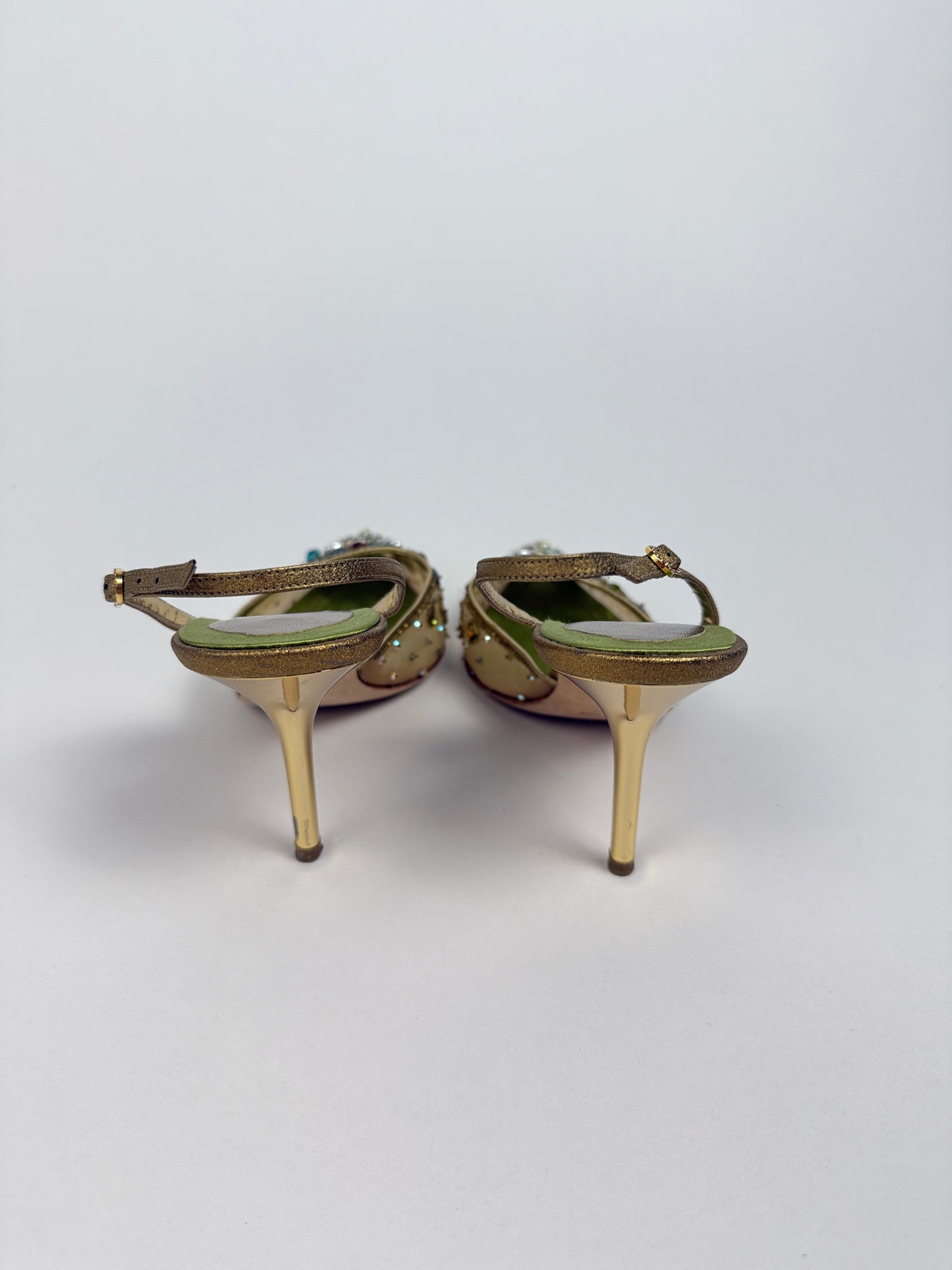 Rene Caovilla Beaded Heels