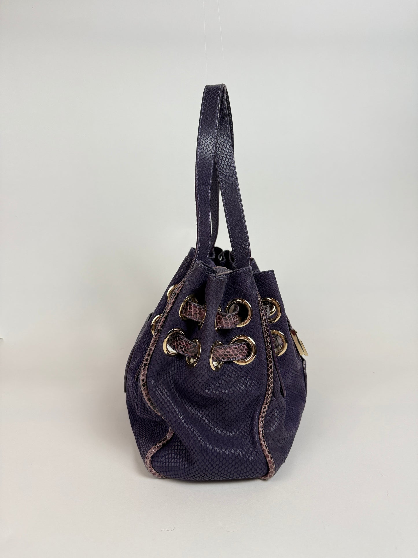 Vintage Purple Jimmy Choo Shoulder Bag