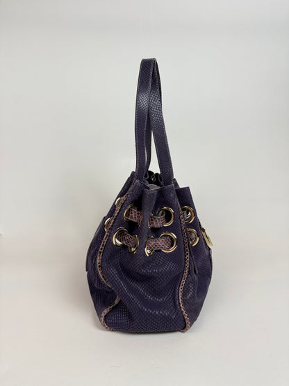 Vintage Purple Jimmy Choo Shoulder Bag