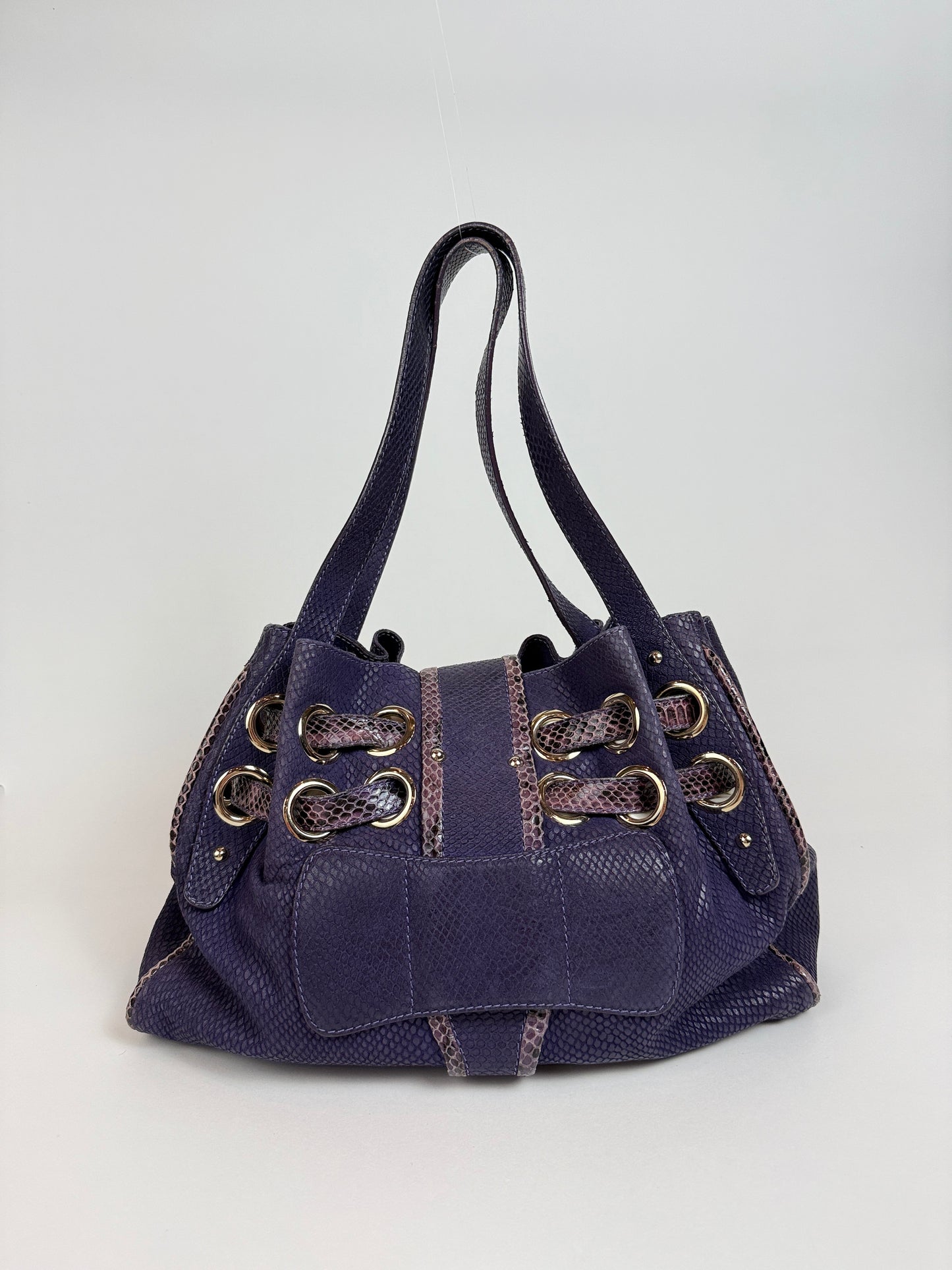 Vintage Purple Jimmy Choo Shoulder Bag