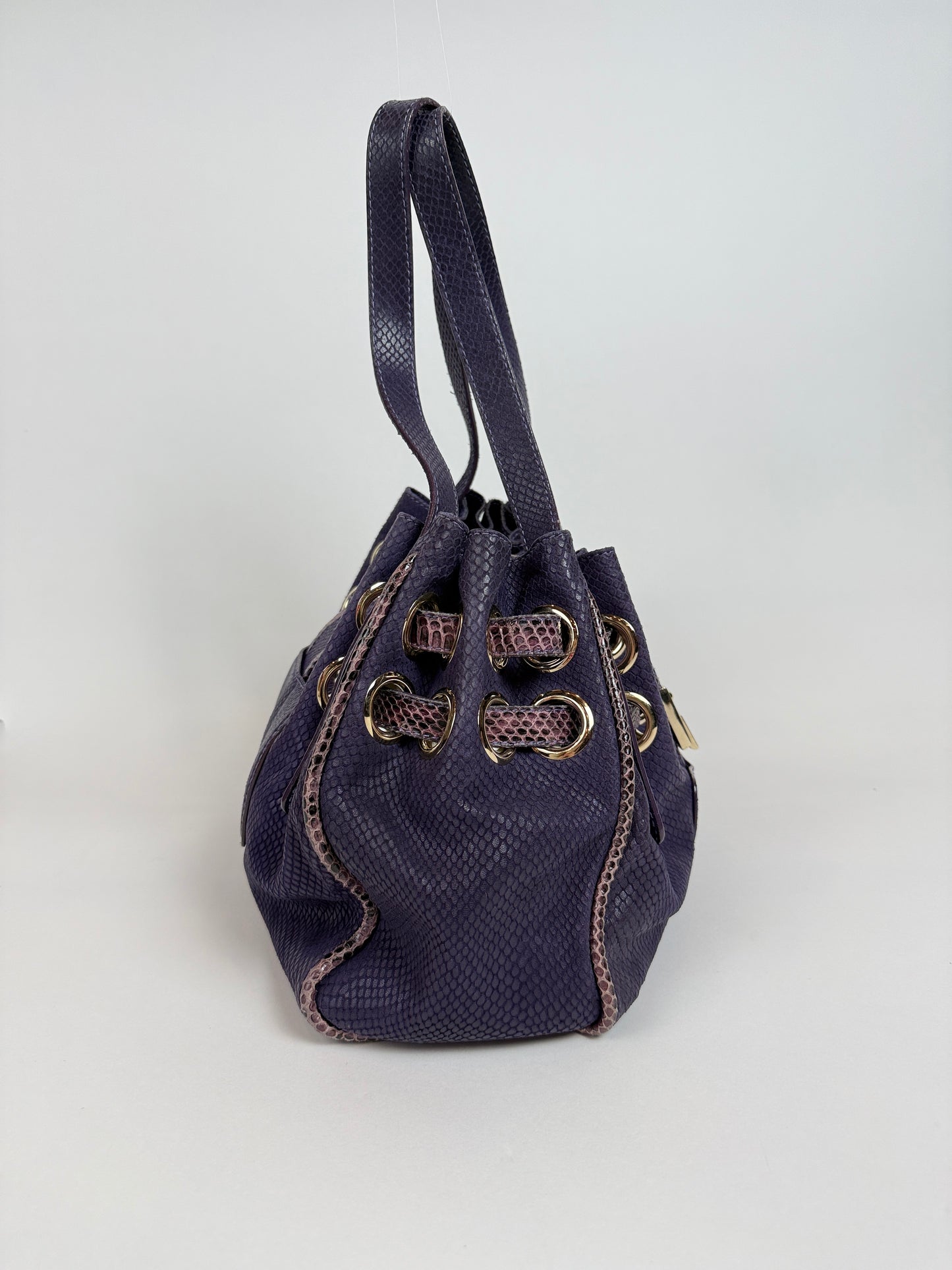 Vintage Purple Jimmy Choo Shoulder Bag