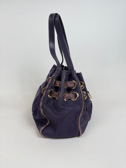 Vintage Purple Jimmy Choo Shoulder Bag