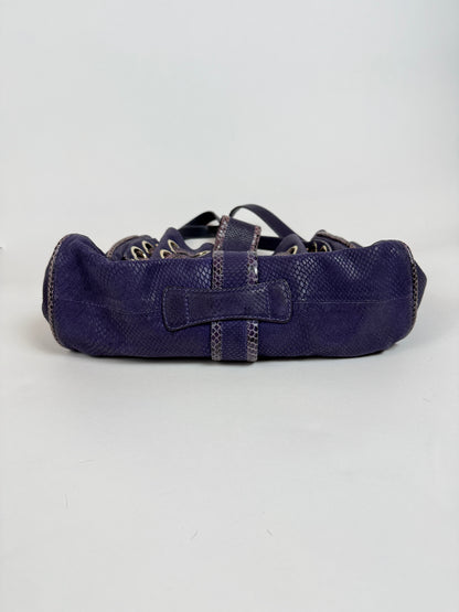 Vintage Purple Jimmy Choo Shoulder Bag