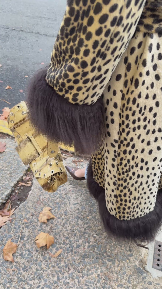 Vintage Dolce & Gabbana Snakeskin Shoulder Bag