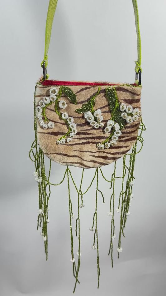 SS 2000 Valentino Beaded Fringe Bag
