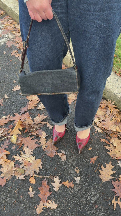 Vintage Denim Fendi Baguette